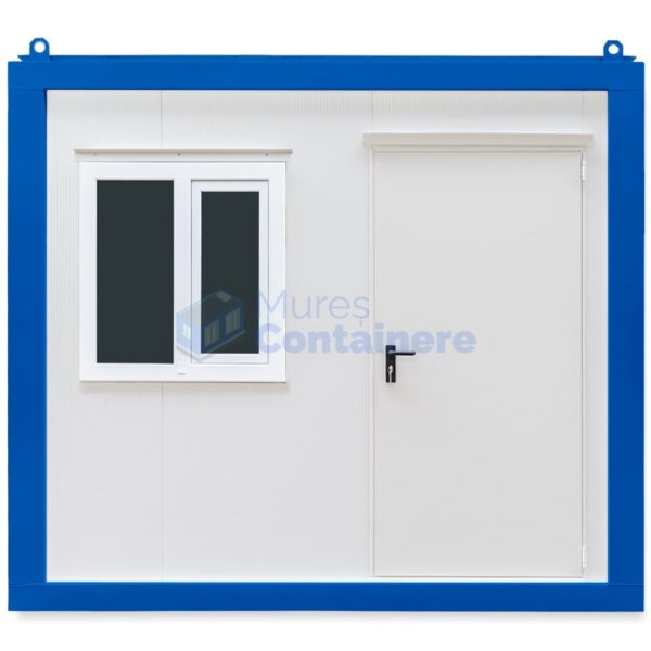 container birou mures 3metri albastru