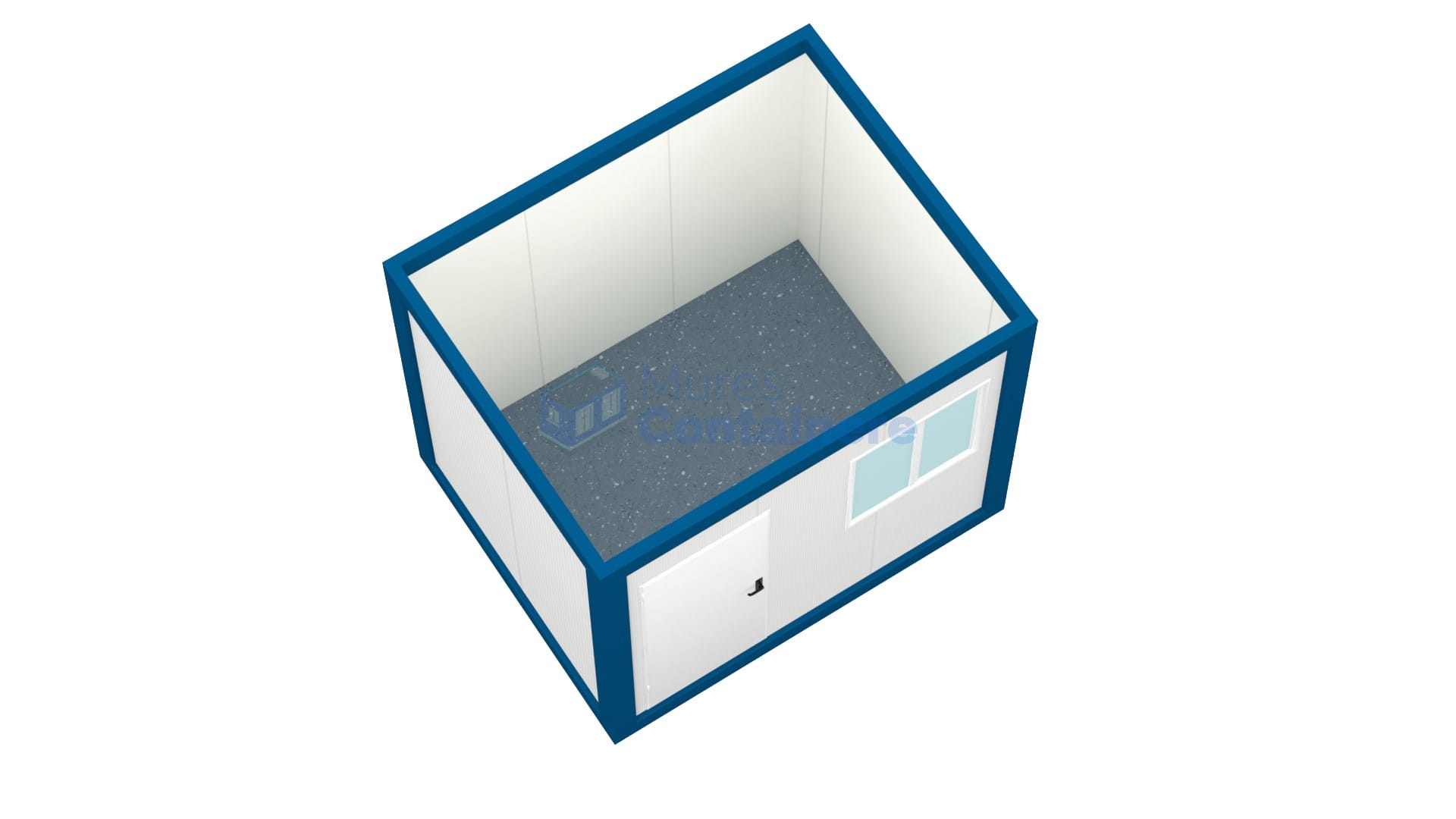 container birou mures 3metri albastru2