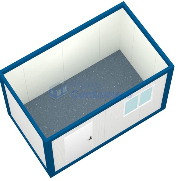 container birou mures 4metri 1geam albastru1