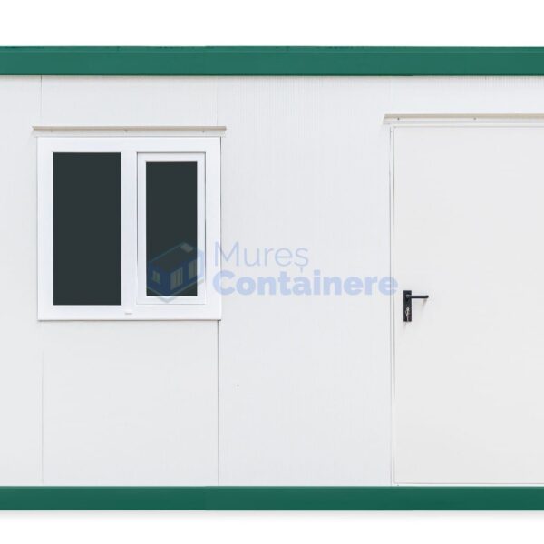 container birou mures 4metri 1geam verde