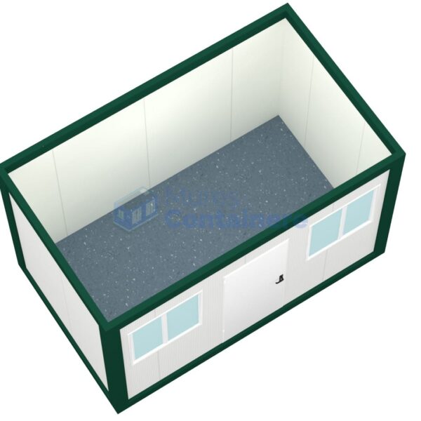 container birou mures 4metri 2geamuri verde2