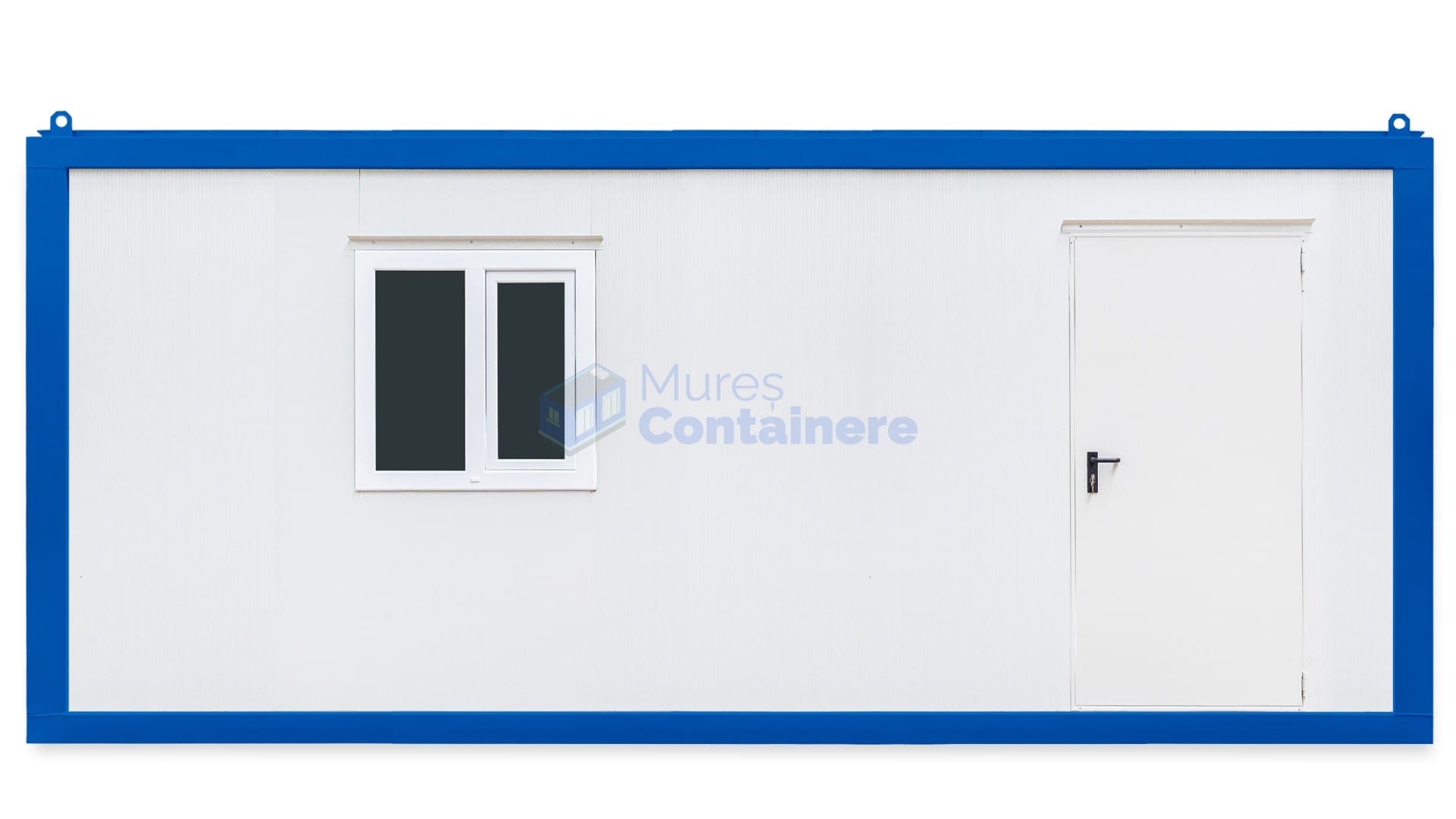 container birou mures 6metri 1geam albastru