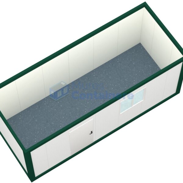 container birou mures 6metri 1geam verde2