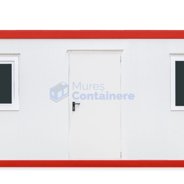 container birou mures 6metri 2geamuri rosu