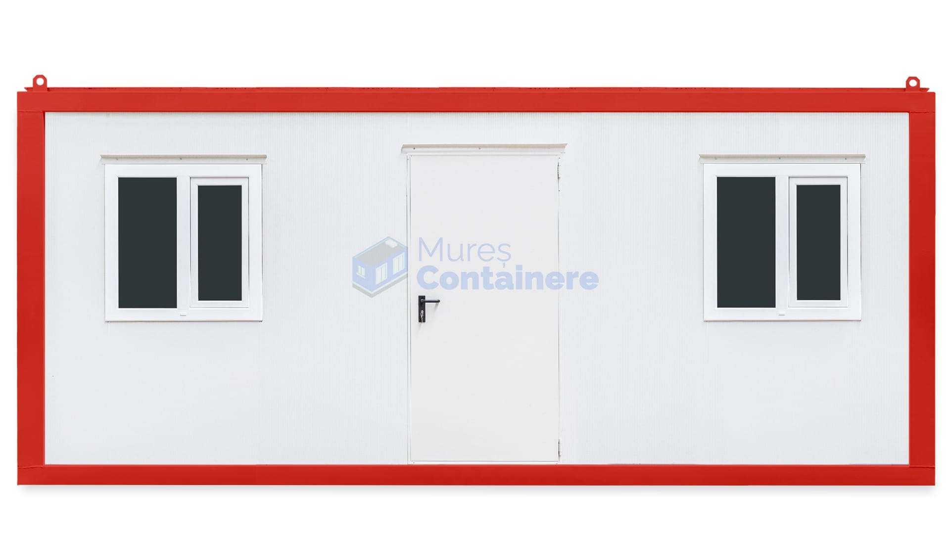 container birou mures 6metri 2geamuri rosu
