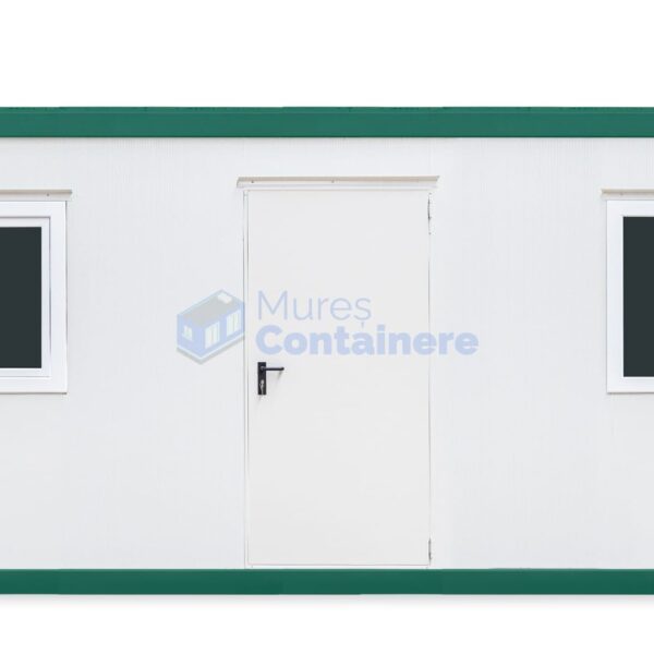 container birou mures 6metri 2geamuri verde