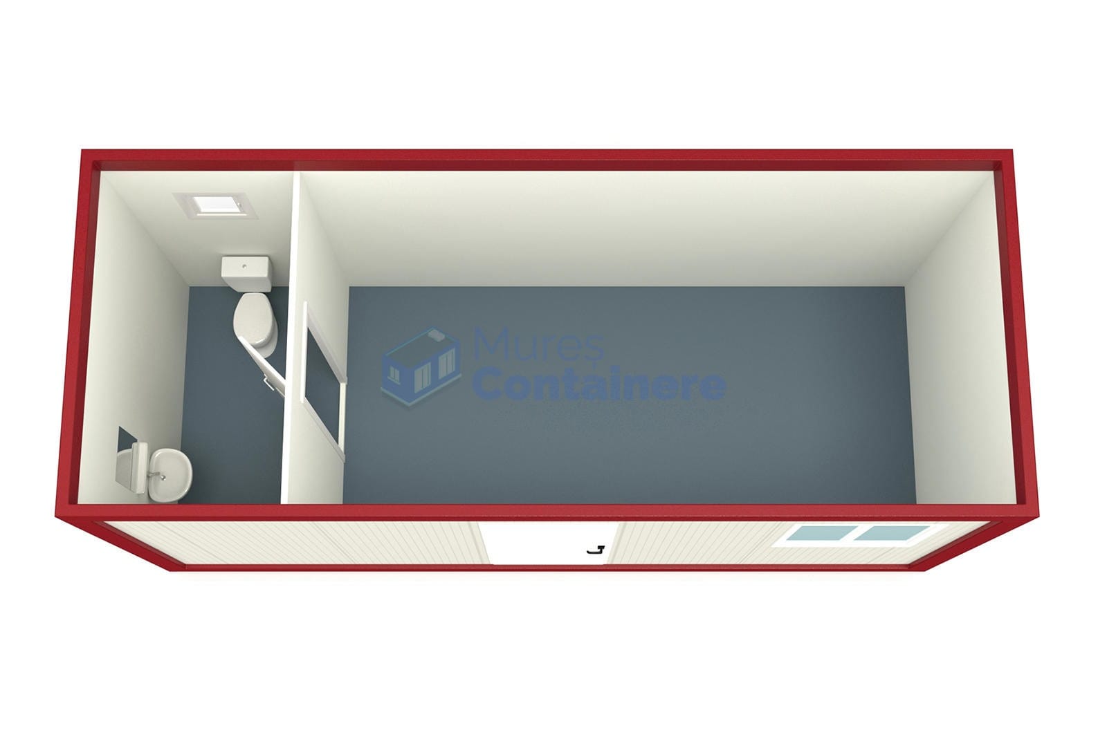 container casa mures 6metri rosu2