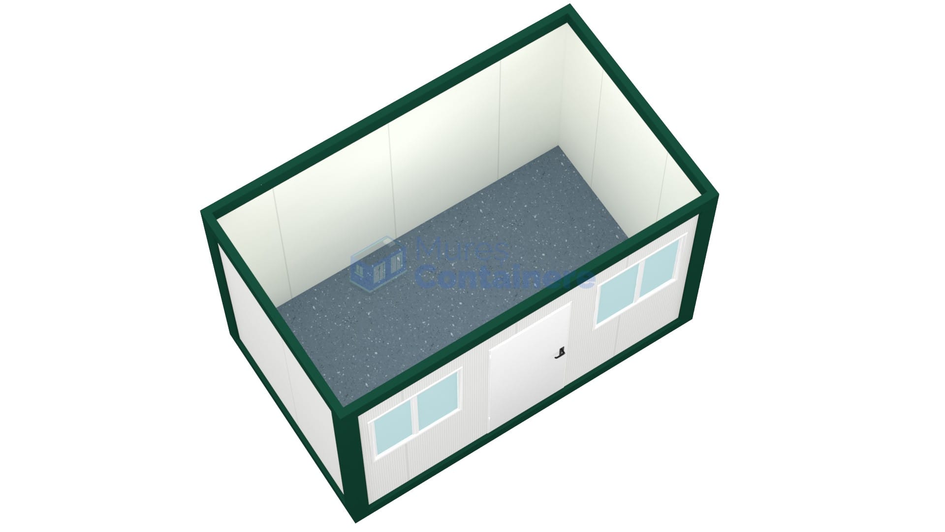 container santier mures 4metri 2geamuri verde2